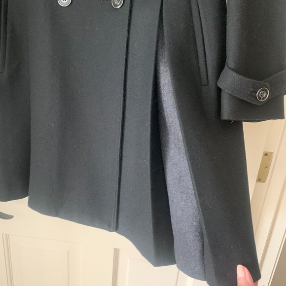 laundry by Shelly Segal Black/Gray Wool Coat - Size 8 - Picture 4 of 15